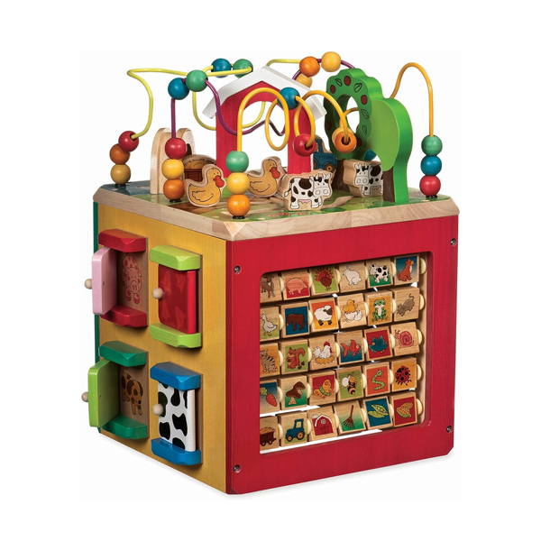 Battat Wooden Activity Cube