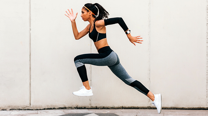 woman working out