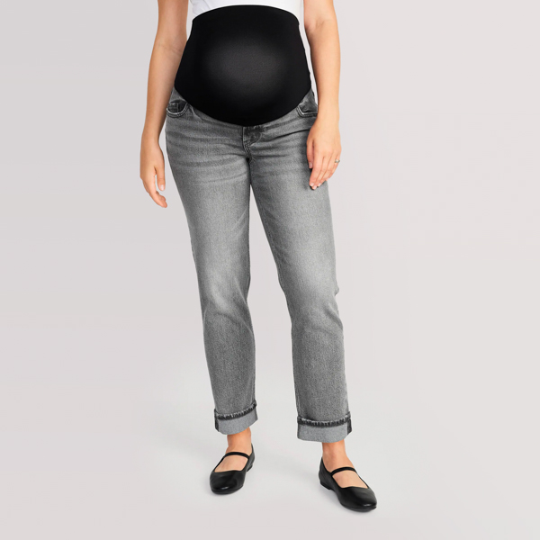 Best Boyfriend Maternity Jeans: Old Navy Maternity Full Panel Boyfriend Jeans